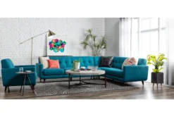 Stratus Round Coffee Table -Furniture Store 101626 grey concrete coffee table room 72