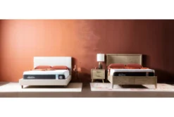 Dean Sand California King Upholstered Panel Bed -Furniture Store 102210 beige fabric bed room 92