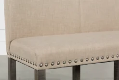 Jaxon Grey 49" Upholstered High Back Bench 10 Jaxon Grey 49" Upholstered High Back Bench -Furniture Store 202290 grey wood upholstered bench 3