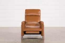 Daniel Nutmeg Leather Push Back Recliner -Furniture Store 207220 2