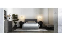 Pierce Espresso 1-Drawer Nightstand With Usb And Power Outlets -Furniture Store 207986 black wood nightstand room 41