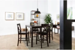 Austin 83" Bookcase -Furniture Store 209190 brown metal bookcase room 42