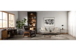 Barton 103" Bookcase 18 Barton 103" Bookcase -Furniture Store 209198 black wood bookcase room 43