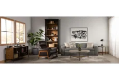 Barton 103" Bookcase 19 Barton 103" Bookcase -Furniture Store 209198 black wood bookcase room 44