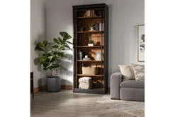 Barton 103" Bookcase 20 Barton 103" Bookcase -Furniture Store 209198 black wood bookcase room 45