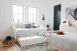 Madison White Twin Daybed With Trundle 9 Madison White Twin Daybed With Trundle -Furniture Store 214997 white wood daybed with trundle room 06