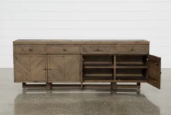 Palazzo 87" Sideboard 25 Palazzo 87" Sideboard -Furniture Store 217344 brown wood sideboard 32