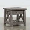 Jaxon Grey End Table -Furniture Store 218098 grey end table 1