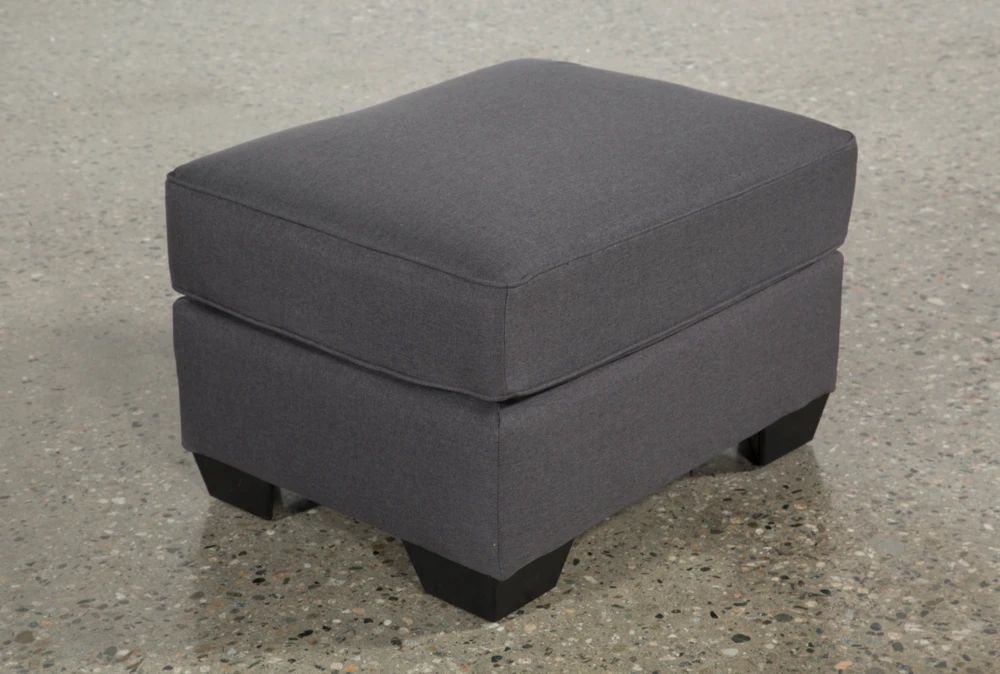 Mcdade Graphite Ottoman 4 Mcdade Graphite Ottoman - Image 2