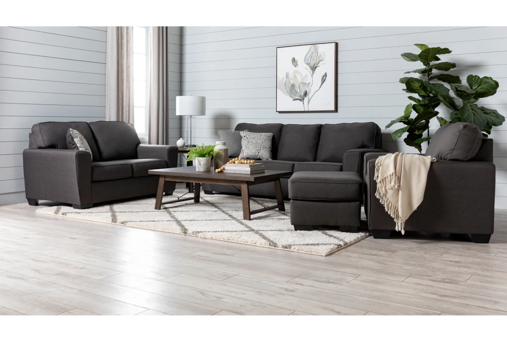 Mcdade Graphite Ottoman 6 Mcdade Graphite Ottoman - Image 4