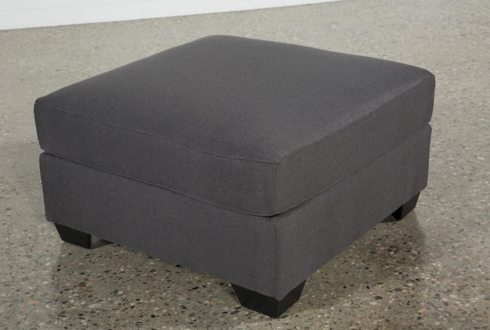 Mcdade Graphite Cocktail Ottoman 4 Mcdade Graphite Cocktail Ottoman - Image 2