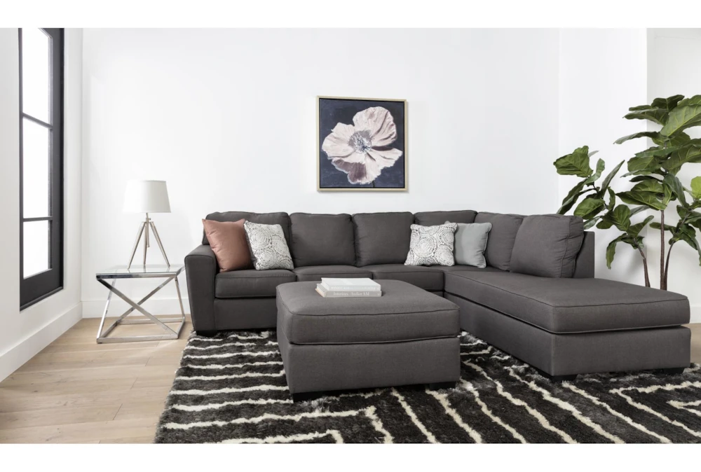 Mcdade Graphite Cocktail Ottoman 6 Mcdade Graphite Cocktail Ottoman - Image 4