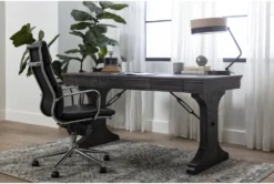 Moby Black Faux Leather High Back Rolling Office Chair -Furniture Store 223558 black faux leather office chair room 70