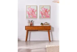 Alton Console Table -Furniture Store 229329 brown wood sofa table room 09