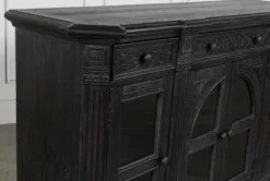 Chapleau II 72" Server 21 Chapleau II 72" Server -Furniture Store 236908 black wood server detail 06
