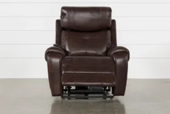 Carl Chocolate Leather Power Lift Recliner With Power Headrest 20 Carl Chocolate Leather Power Lift Recliner With Power Headrest -Furniture Store 240962 brown leather power lift recliner 04