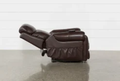 Carl Chocolate Leather Power Lift Recliner With Power Headrest 23 Carl Chocolate Leather Power Lift Recliner With Power Headrest -Furniture Store 240962 brown leather power lift recliner 07