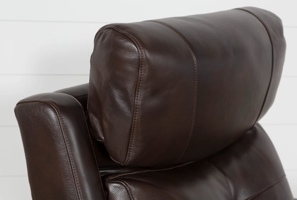Carl Chocolate Leather Power Lift Recliner With Power Headrest 13 Carl Chocolate Leather Power Lift Recliner With Power Headrest - Image 11