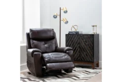 Carl Chocolate Leather Power Lift Recliner With Power Headrest 33 Carl Chocolate Leather Power Lift Recliner With Power Headrest -Furniture Store 240962 brown leather recliner room 41