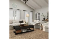 3-Tier White Mirror Top And Cane Accent Table -Furniture Store 243284 white wood accent table room 87 1