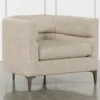 Matteo 38" Arm Chair By Nate Berkus + Jeremiah Brent -Furniture Store 243564 beige fabric arm chair 1