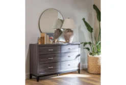 Finley Grey Dresser -Furniture Store 244098 grey wood dresser room 42