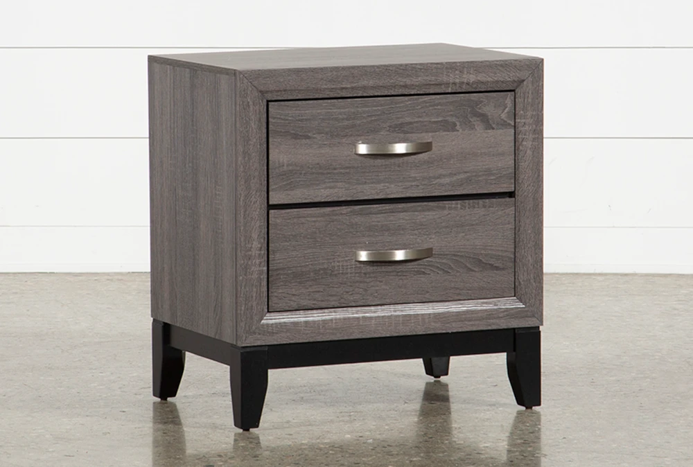 Finley Grey Nightstand 3 Finley Grey Nightstand