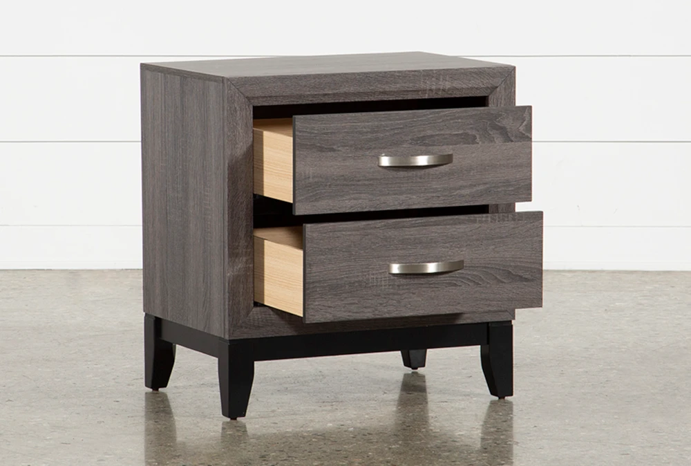 Finley Grey Nightstand 5 Finley Grey Nightstand - Image 3