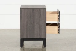 Finley Grey Nightstand 23 Finley Grey Nightstand -Furniture Store 244099 grey wood nightstand 4