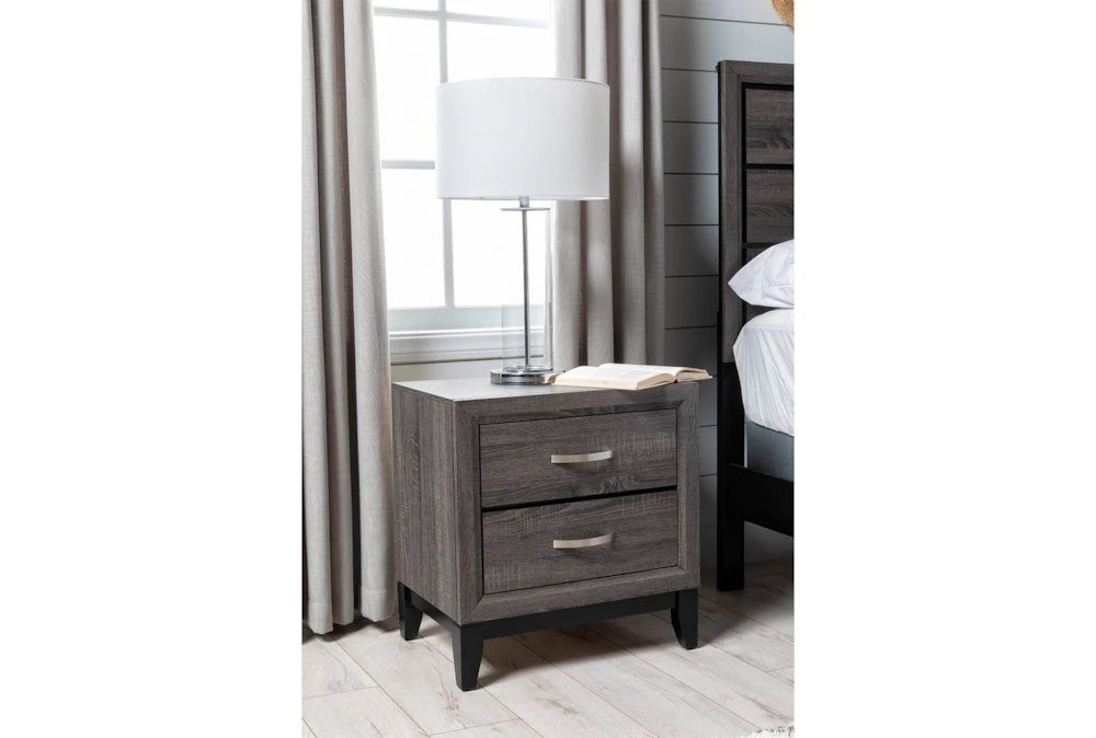Finley Grey Nightstand 11 Finley Grey Nightstand - Image 9