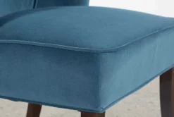 Krista Blue Accent Chair -Furniture Store 244479 blue fabric accent chair 3