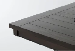 Sutton Brown 48" Square Counter Table -Furniture Store 245034 grey wood dining table details 44.jpg