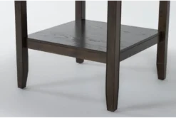 Sutton Brown 48" Square Counter Table -Furniture Store 245034 grey wood dining table details 46.jpg