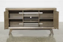 Abbot 60" Tv Stand -Furniture Store 245762 brown wood tv stand storage 3