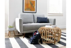 Ginger Grey 59" Loveseat -Furniture Store 246453 grey fabric loveseat room 42