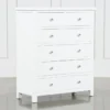 Larkin White Chest -Furniture Store 246492 white mdf chest signature 01