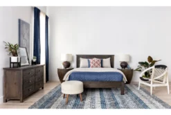 Larkin Espresso California King Panel Bed -Furniture Store 246520 brown wood bed room 05