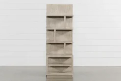 Pierce Natural 28" Pier -Furniture Store 246604 grey wood pier front 02