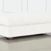 Cameron II Chenille 54" Ottoman -Furniture Store 246652 white fabric ottoman signature 01