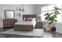 Ranier Queen 4 Piece Bedroom Set -Furniture Store 247134 brown wood bedroom set room 71