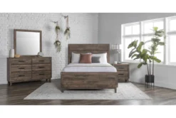 Ranier Queen 4 Piece Bedroom Set -Furniture Store 247134 brown wood bedroom set room 72