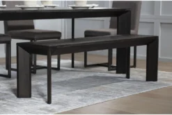 Sandro 63" Bench -Furniture Store 248364 black wood dining bench room 33