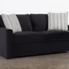 Silas III Memory Foam 72" Velvet Full Sleeper 2 Silas III Memory Foam 72" Velvet Full Sleeper -Furniture Store 248399 black fabric sleeper sofa signature 12