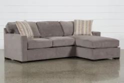 Taren II Reversible 93" Sofa/Chaise Sleeper With Storage Ottoman