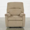 Nerviano Mocha Wallaway Recliner 2 Nerviano Mocha Wallaway Recliner -Furniture Store 248533 brown fabric recliner front 02