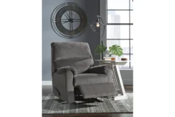 Nerviano Grey Wallaway Recliner -Furniture Store 248535 grey fabric wallaway room 90