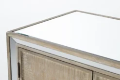 Chelsea Cabinet -Furniture Store 248826 silver glass chest detail 44