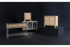 Chelsea Cabinet -Furniture Store 248826 silver glass chest room 46