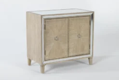 Chelsea Cabinet -Furniture Store 248826 silver glass chest side 18