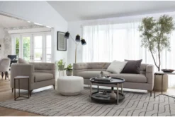 Mohave Natural 25" Accent Ottoman By Nate Berkus + Jeremiah Brent 24 Mohave Natural 25" Accent Ottoman By Nate Berkus + Jeremiah Brent -Furniture Store 248988 natural fabric ottoman room 36